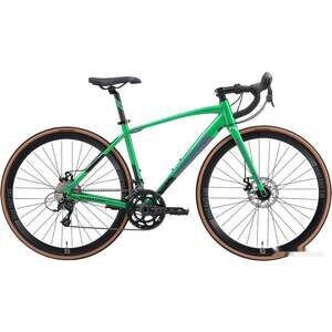 Велосипед Stark Peloton 700.4 D р.18 2024 (зеленый/черный/серый)
