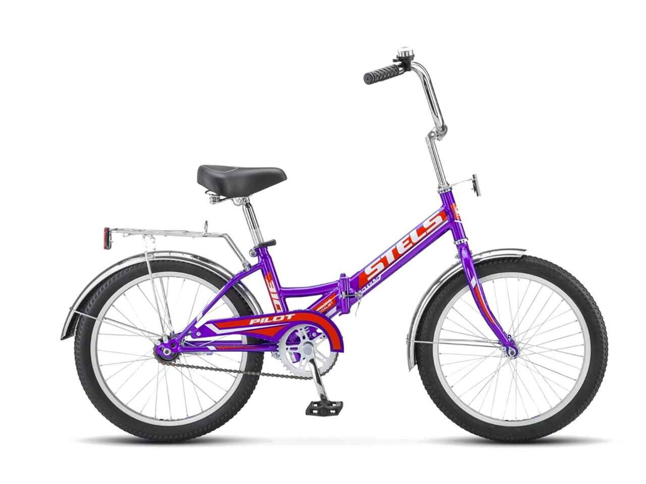 Велосипед Stels Pilot 310 20 Z010 (фиолетовый, 2022)
