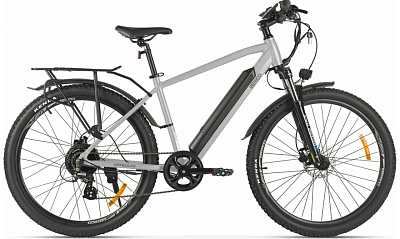 Электровелосипед Eltreco XT 850 Pro (серебристый матовый)