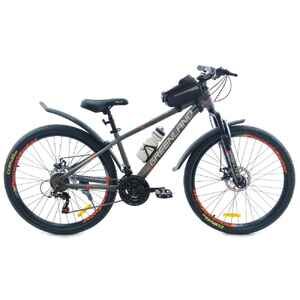 Велосипед GreenLand Genesis 27.5 (19, серый/оранжевый) Велосипед GreenLand Genesis 27.5 (19, серый/оранжевый)