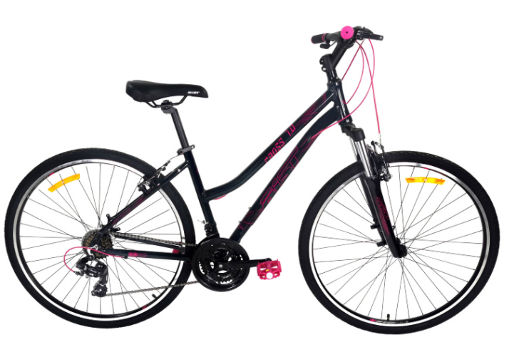 Велосипед Aist Cross 1.0 W (19, черный, 2021)