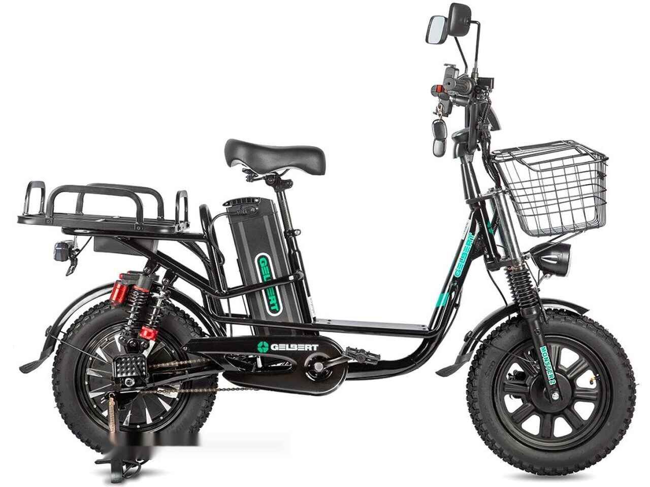 Электровелосипед Gelbert Khan Monster 2 (черный) Электровелосипед Gelbert Khan Monster 2 (черный)