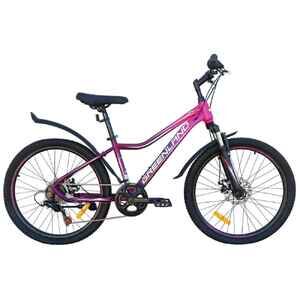 Велосипед GreenLand DEMETRA 24 7S SUS (14, пурпурный, 2024)
