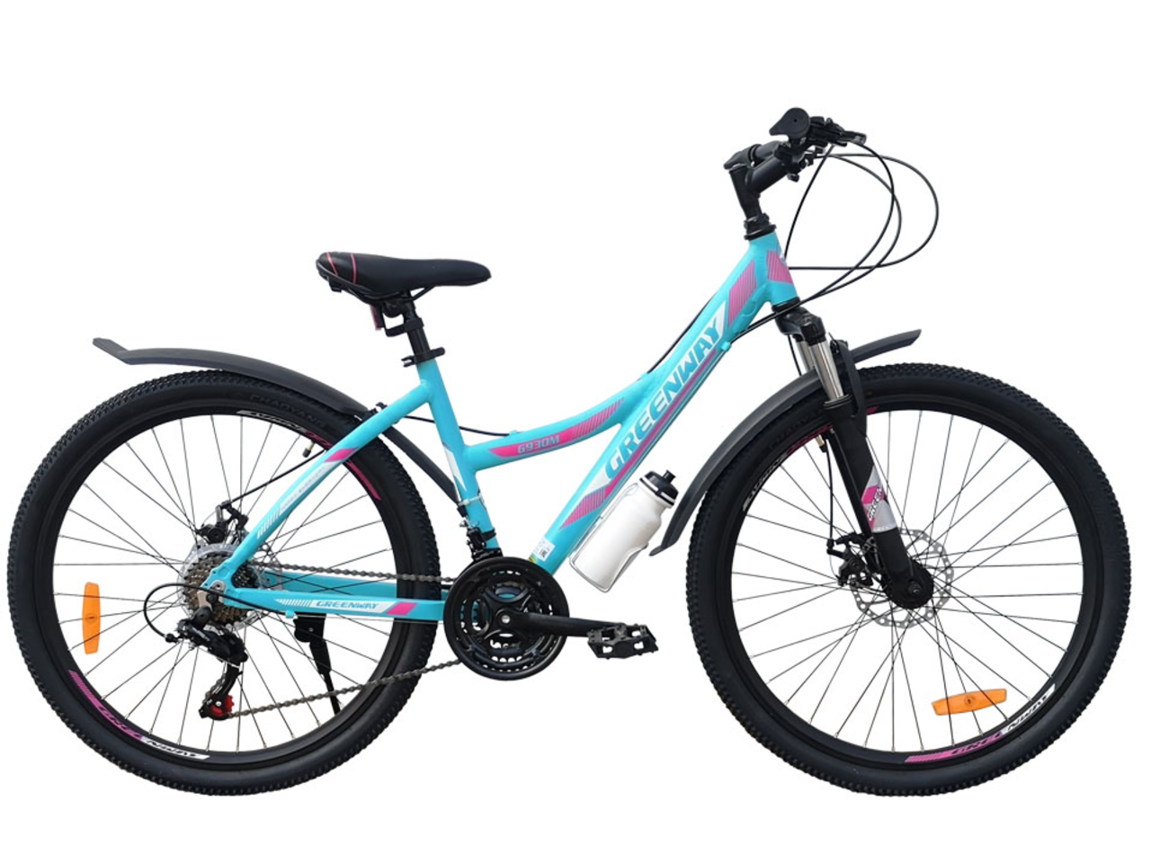 Велосипед Greenway 6930M 26 (16, голубой/розовый, 2021)