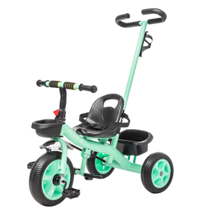 Трехколесный велосипед с ручкой Nino Comfort Plus (зеленый)