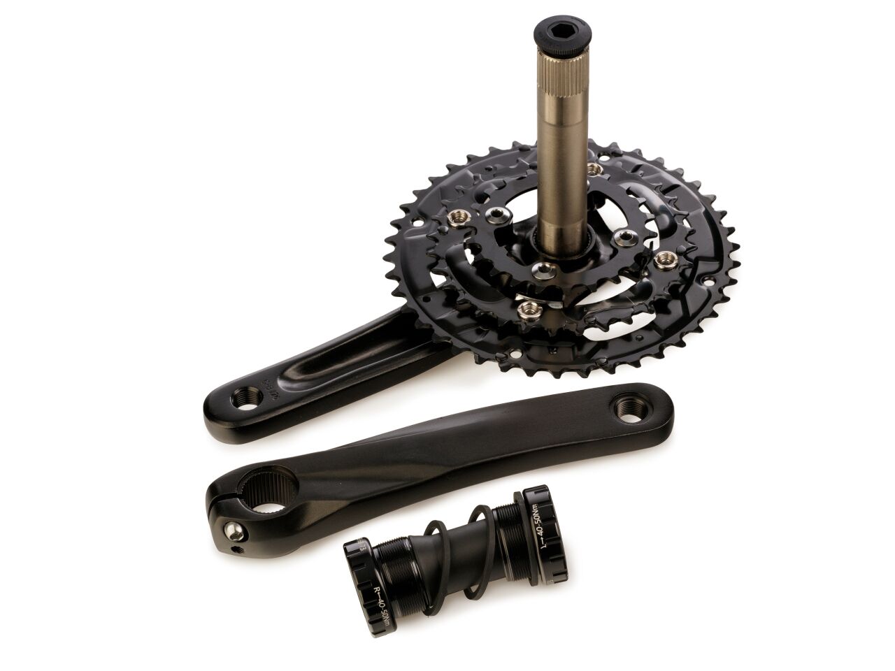 Система шатунов Favorit 22/32/42 170 мм, SM-J310-170BK Система шатунов Favorit 22/32/42 170 мм, SM-J310-170BK