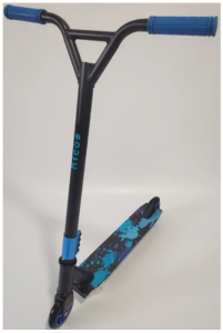 Трюковый самокат Ricos Flash JL-300A-4 (черный/синий) Трюковый самокат Ricos Flash JL-300A-4 (черный/синий)