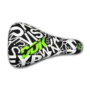 Велоседло DDK C17 FIX-2 (Black-White-Green)