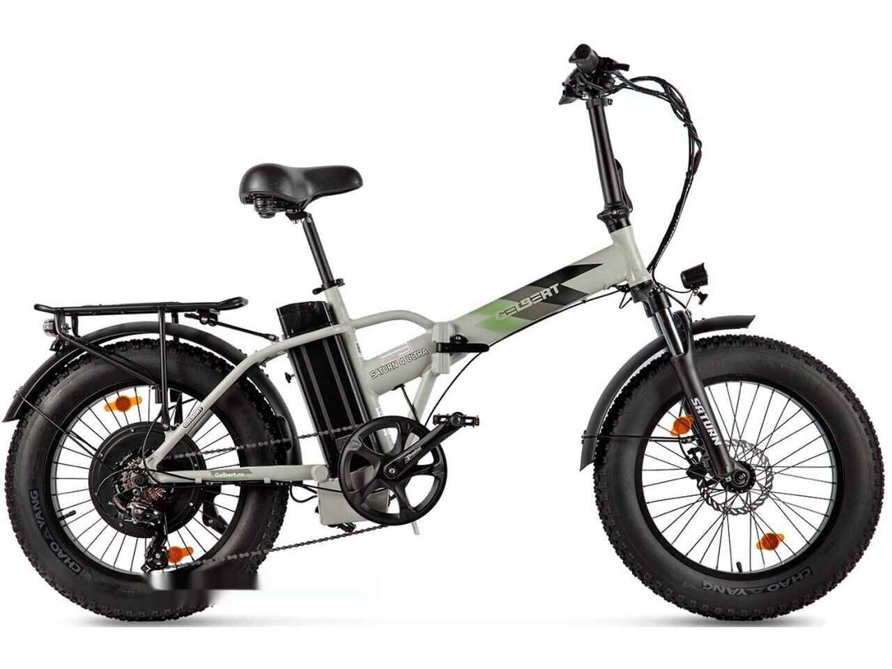 Электровелосипед Gelbert Saturn 4 ULTRA (серый) Электровелосипед Gelbert Saturn 4 ULTRA (серый)