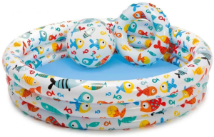Бассейн INTEX Рыбки 132x28 59469 мяч/круг Бассейн INTEX Рыбки 132x28 59469 мяч/круг