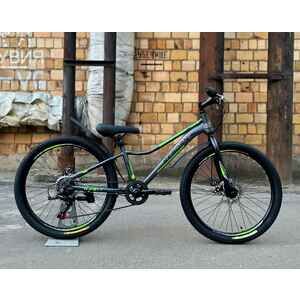 Велосипед Reborn Habit 24 (12, серый/зеленый) Велосипед Reborn Habit 24 (12, серый/зеленый)