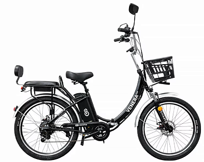 Электровелосипед Smart8 Venera Lite (черный)