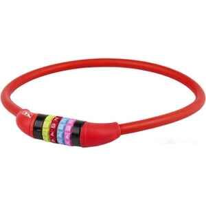 Тросовый велосипедный замок M-Wave DS 12.6.5 S (красный) Тросовый велосипедный замок M-Wave DS 12.6.5 S (красный)