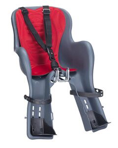 Переднее велокресло HTP Kiki DeLuxe (темно-серый)