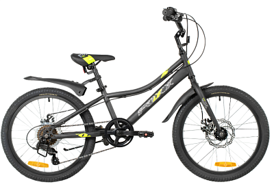 Детский велосипед Foxx Differ 20 (черный, 2026) 20SH6D.DIFFER.BK6