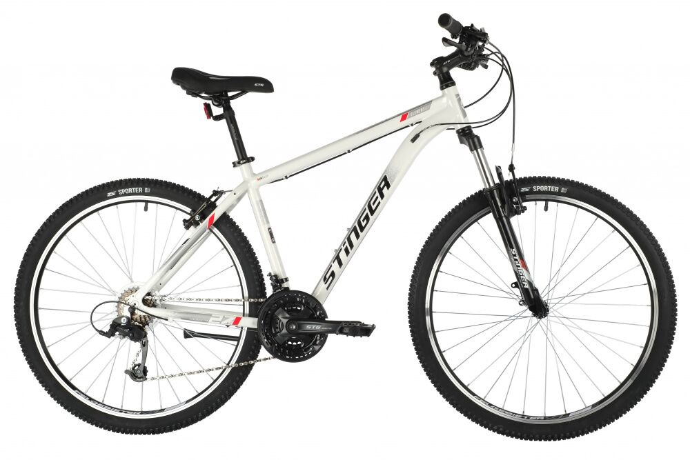 Велосипед Stinger Element Std 27.5 (20, белый, 2021)