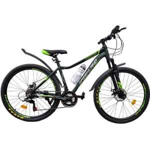 Велосипед GreenLand Sunset 26 (14, темно-зеленый/зеленый)