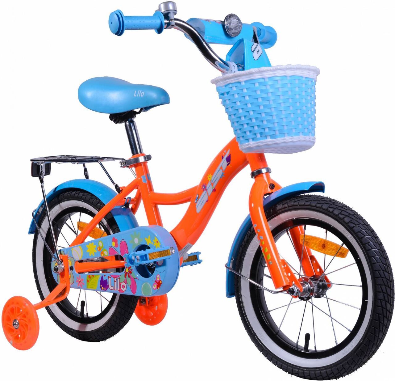Детский велосипед Aist Lilo 14 (оранжевый/голубой, 2020)