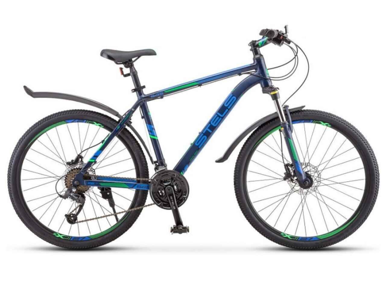 Велосипед Stels Navigator 645 D 26 V010 (17, синий, 2020)