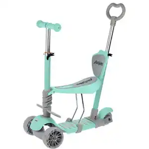 Трехколесный самокат Moby Kids Pony 3 в 1 641447 (мятный)