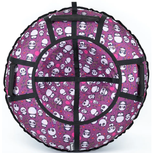 Тюбинг Hubster Люкс Pro S Панда фиолетовая, 120 см