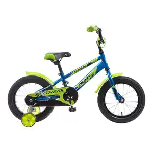 Детский велосипед Novatrack Extreme 14 (синий/зеленый) 143EXTREME.BL9