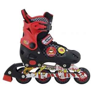 Роликовые коньки Vimpex Sport PW-126 CJ (р. 29-32, черный/красный)