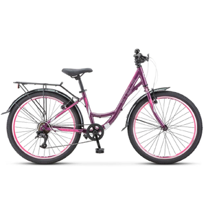Велосипед Stels Miss 4300 V 24 V010 (14, фиолетовый/розовый) Велосипед Stels Miss 4300 V 24 V010 (14, фиолетовый/розовый)