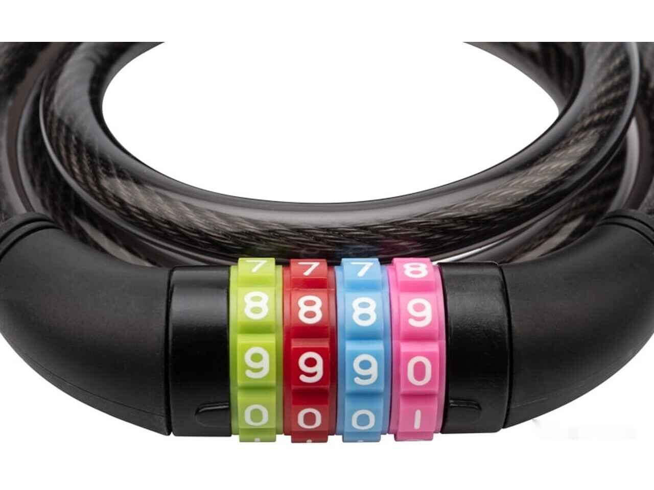 Тросовый велосипедный замок Четыре сезона 79-0266 Тросовый велосипедный замок Четыре сезона 79-0266