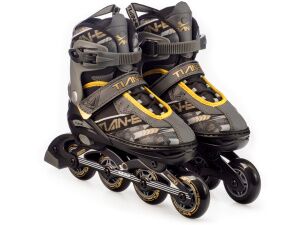 Роликовые коньки TIAN-E TE-781BKM (р. 35-38)