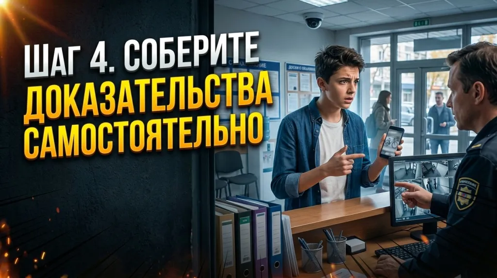 Соберите доказательства самостоятельно