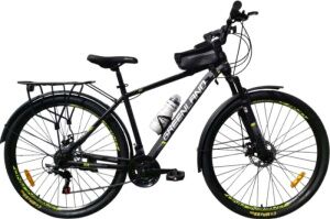 Велосипед GreenLand Genesis K 29 (19, черный/зеленый, 2025)