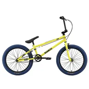 Велосипед Stark Madness BMX 1 (лимонный/лазурный, 2025)