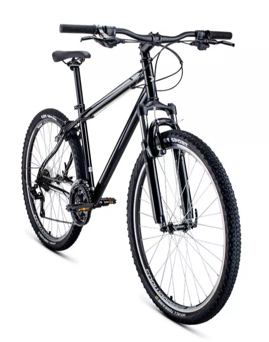 Велосипед Forward Sporting 27.5 1.0 р.19 2021 (черный/серый)