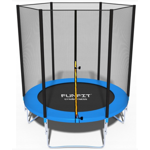 Батут Funfit 6ft (синий) BASIC 183 см с лестницей