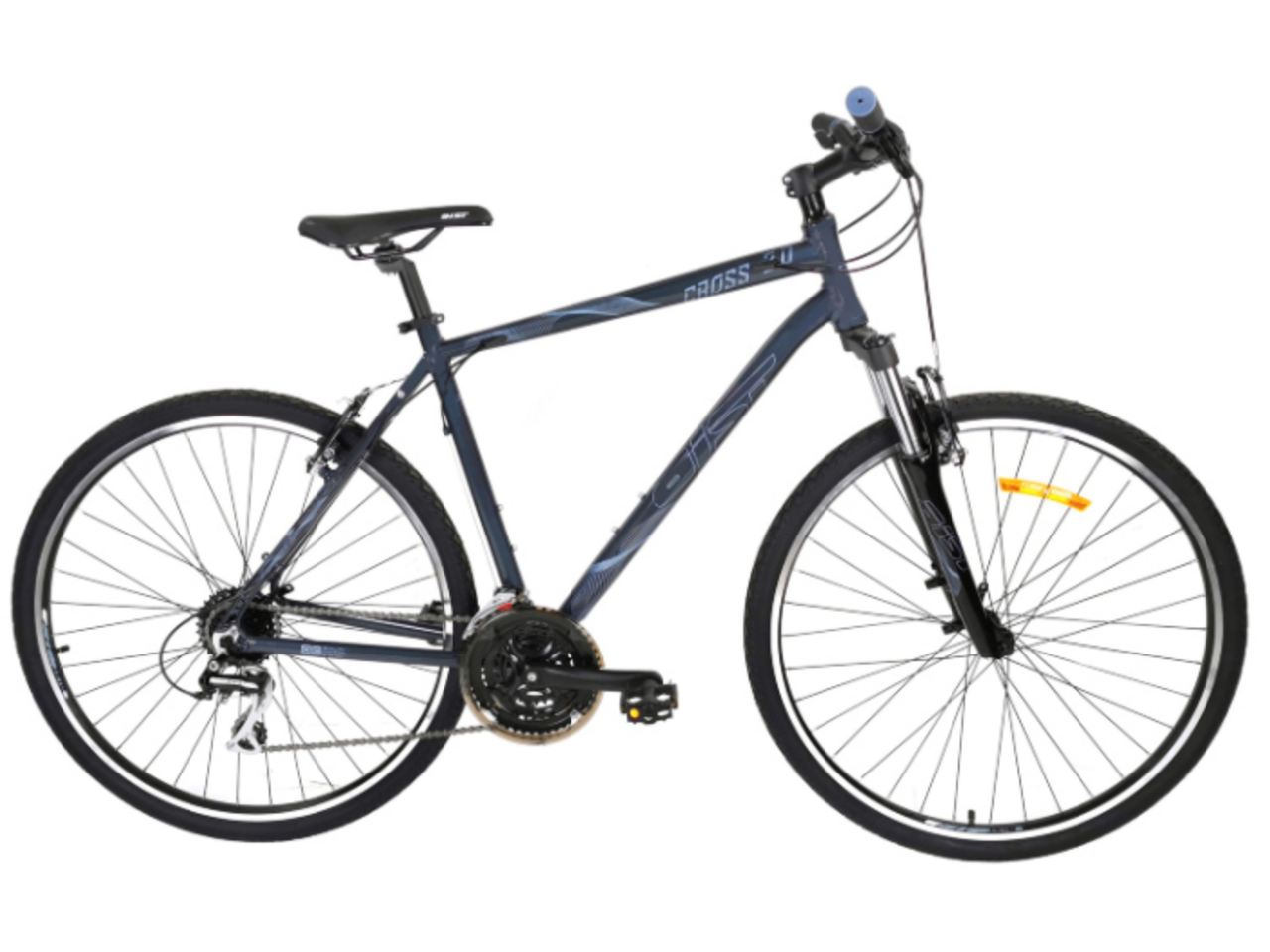 Велосипед Aist Cross 2.0 28 (19, серый, 2021)
