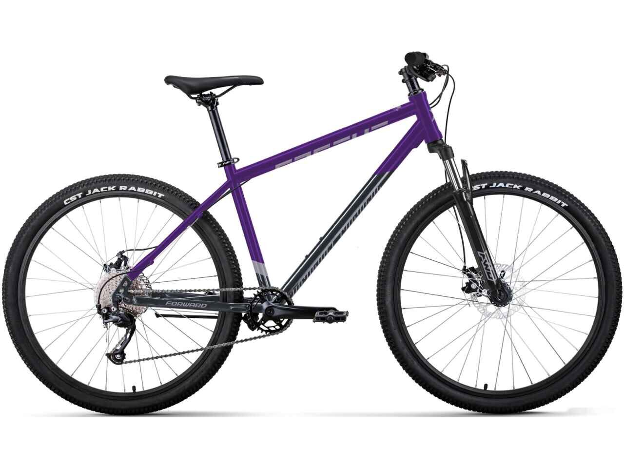 Велосипед Forward Apache 29 2.0 D р.17 2023 (фиолетовый/темно-серый)