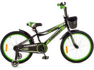 Детский велосипед Favorit Biker 20 (черный/зеленый) BIK-20GN