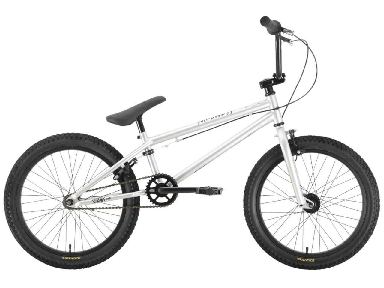 Велосипед Stark Madness BMX 1 (серебристый, 2021)
