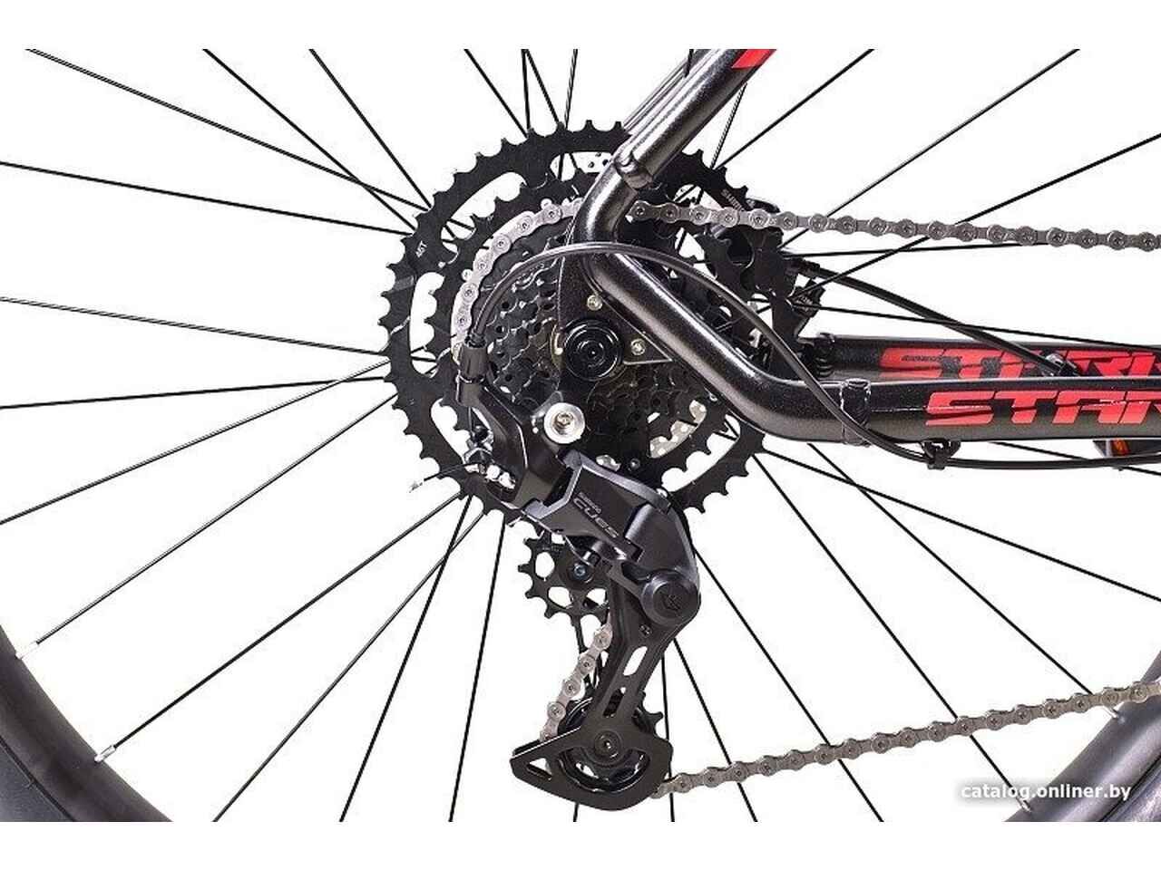 Велосипед Stark Funriser 29.4+ HD (18, темно-графитовый/красный) Велосипед Stark Funriser 29.4+ HD (18, темно-графитовый/красный)