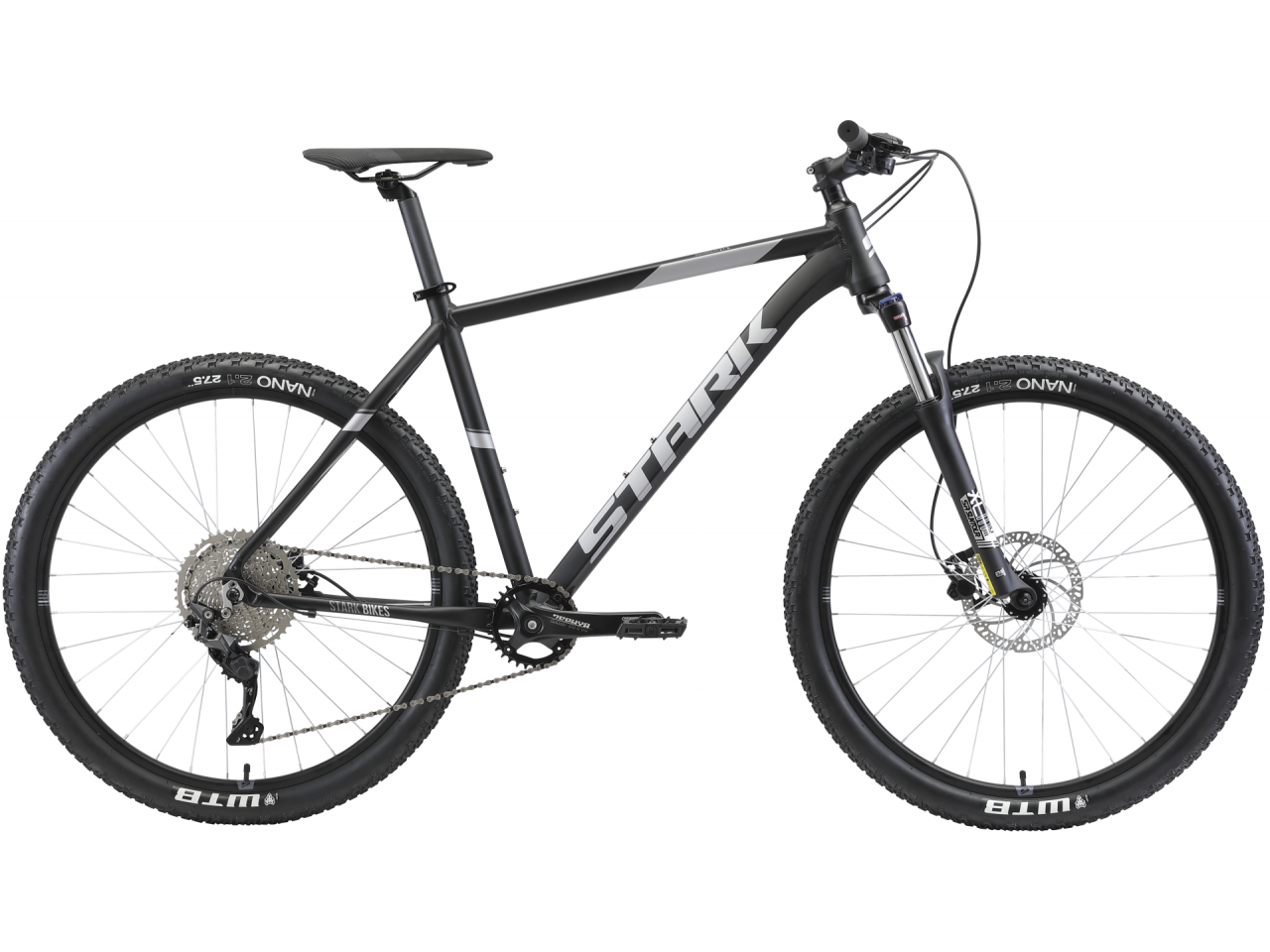 Велосипед Stark Armer 27.6 HD (18, черный/серый, 2021)