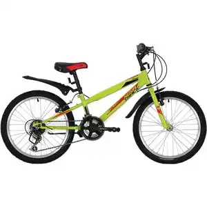 Детский велосипед Novatrack Racer 20 (салатовый, 2020) 20SH12V.RACER.GN20