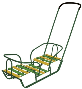 Санки Nika Санки-двойняшки (зеленый) Санки Nika Санки-двойняшки (зеленый)