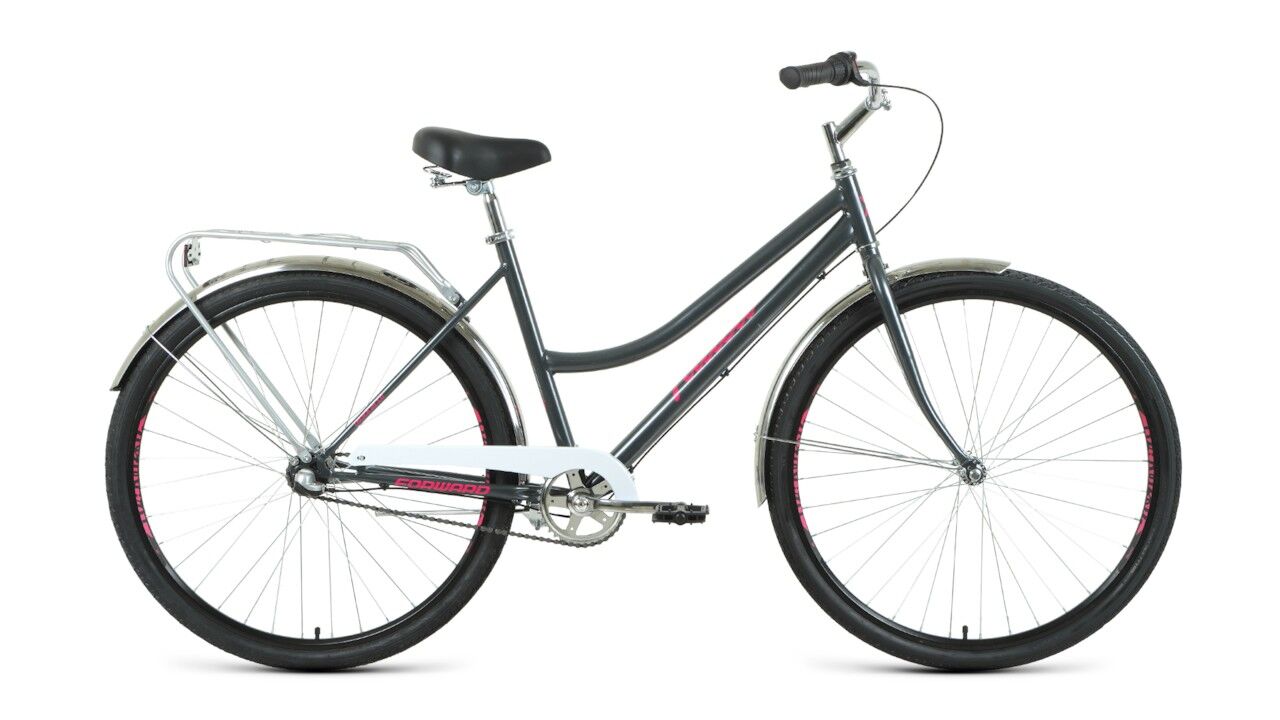 Велосипед Forward Talica 28 3.0 (19, темно-серый/розовый, 2021)