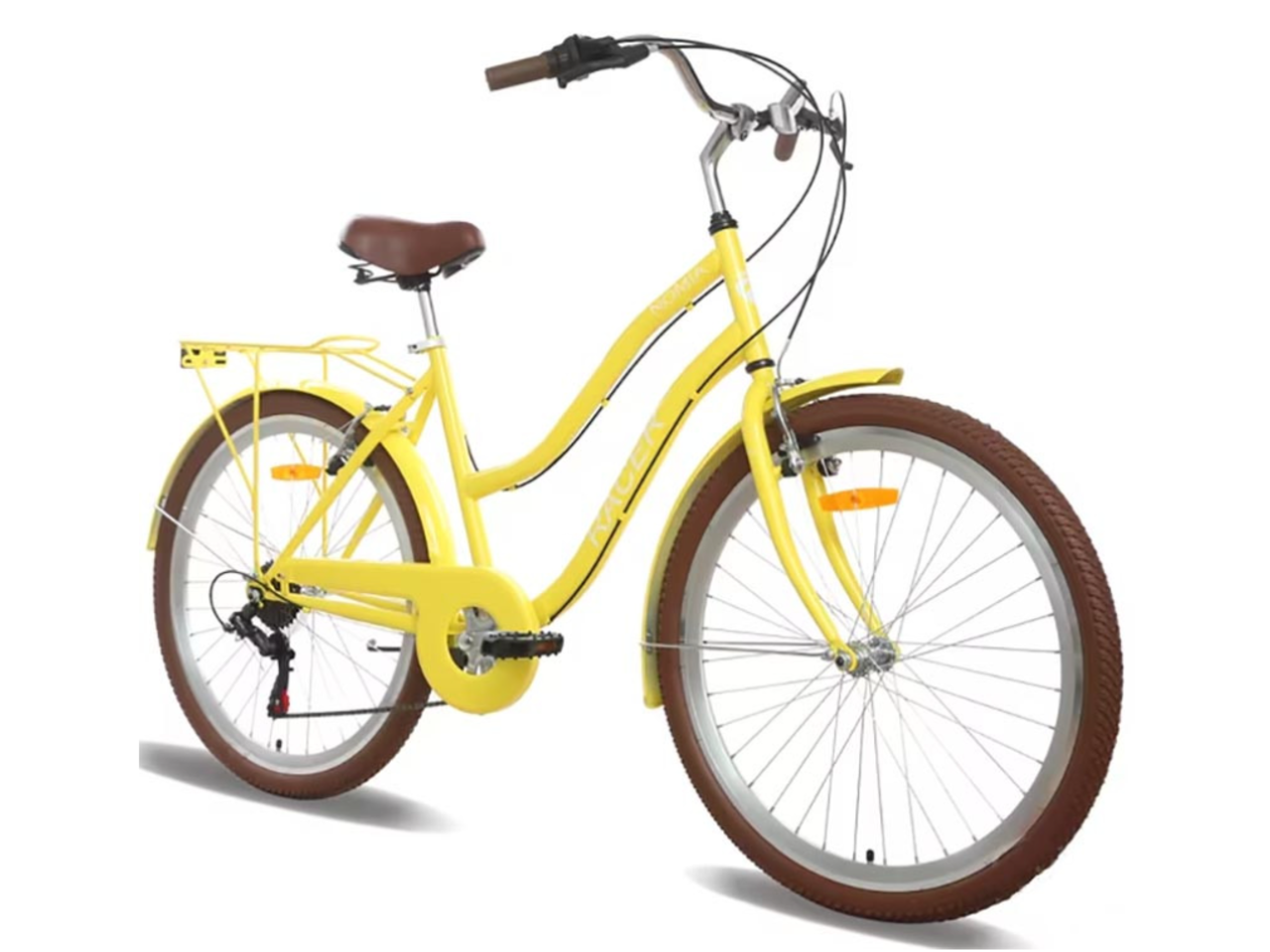 Велосипед Racer Nomia 26 (18, желтый глянец, 2023)