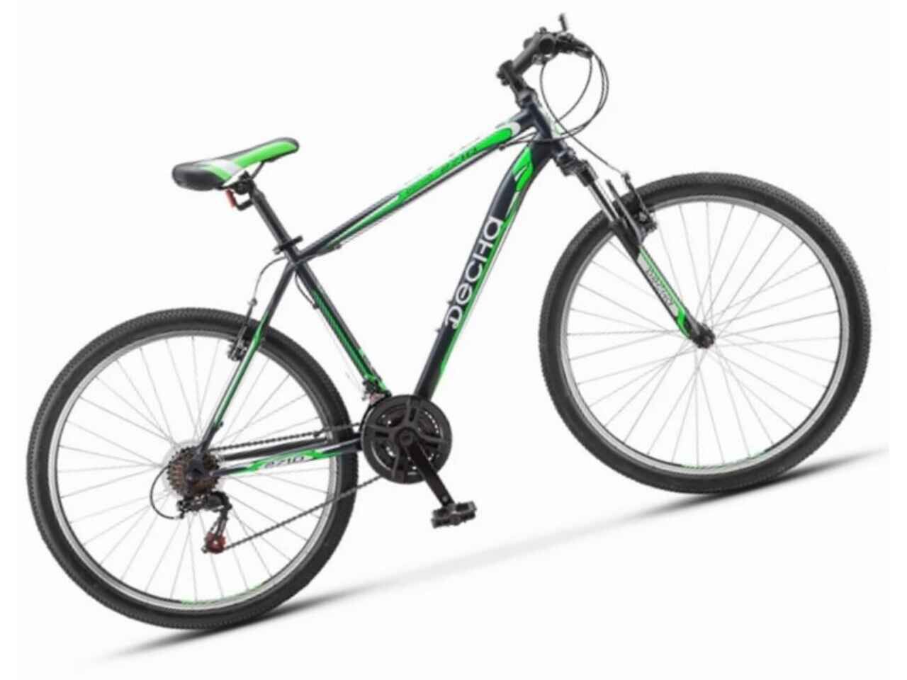 Велосипед Десна 2910 V 29 F010 (17.5, серый/зеленый, 2020)