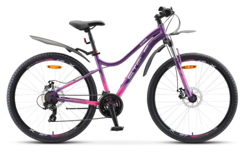 Велосипед Stels Miss 7100 MD 27.5 V020 (16, пурпурный, 2022)
