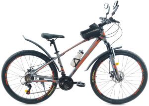 Велосипед GreenLand Draft 27.5 (17, серый/оранжевый) Велосипед GreenLand Draft 27.5 (17, серый/оранжевый)