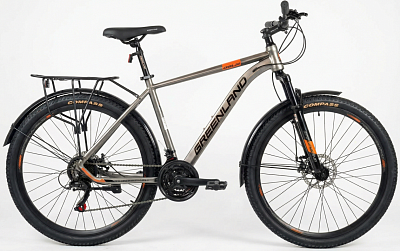 Велосипед GreenLand BREEZE К 29 (21, серый/оранжевый)