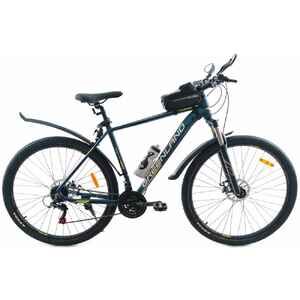 Велосипед GreenLand Oasis 27.5 2.0 (19, синий/желтый)